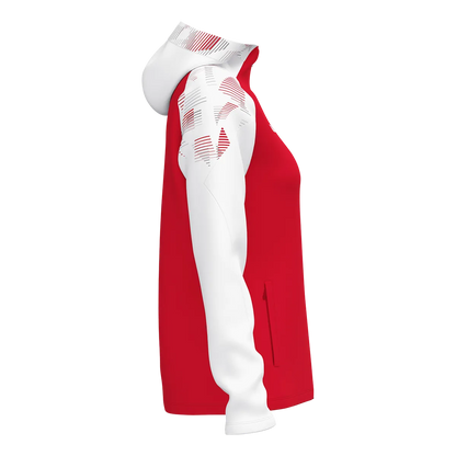 JAKO Kapuzenjacke Sonic Damen rot/weiß Seite 