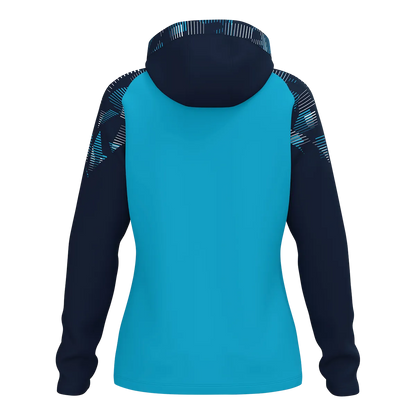 JAKO Kapuzenjacke Sonic Damen aqua/marine Rücken 