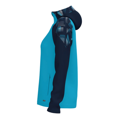 JAKO Kapuzenjacke Sonic Damen aqua/marine Seite 