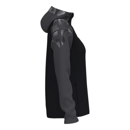 JAKO Kapuzenjacke Sonic Damen schwarz/anthrazit Seite 
