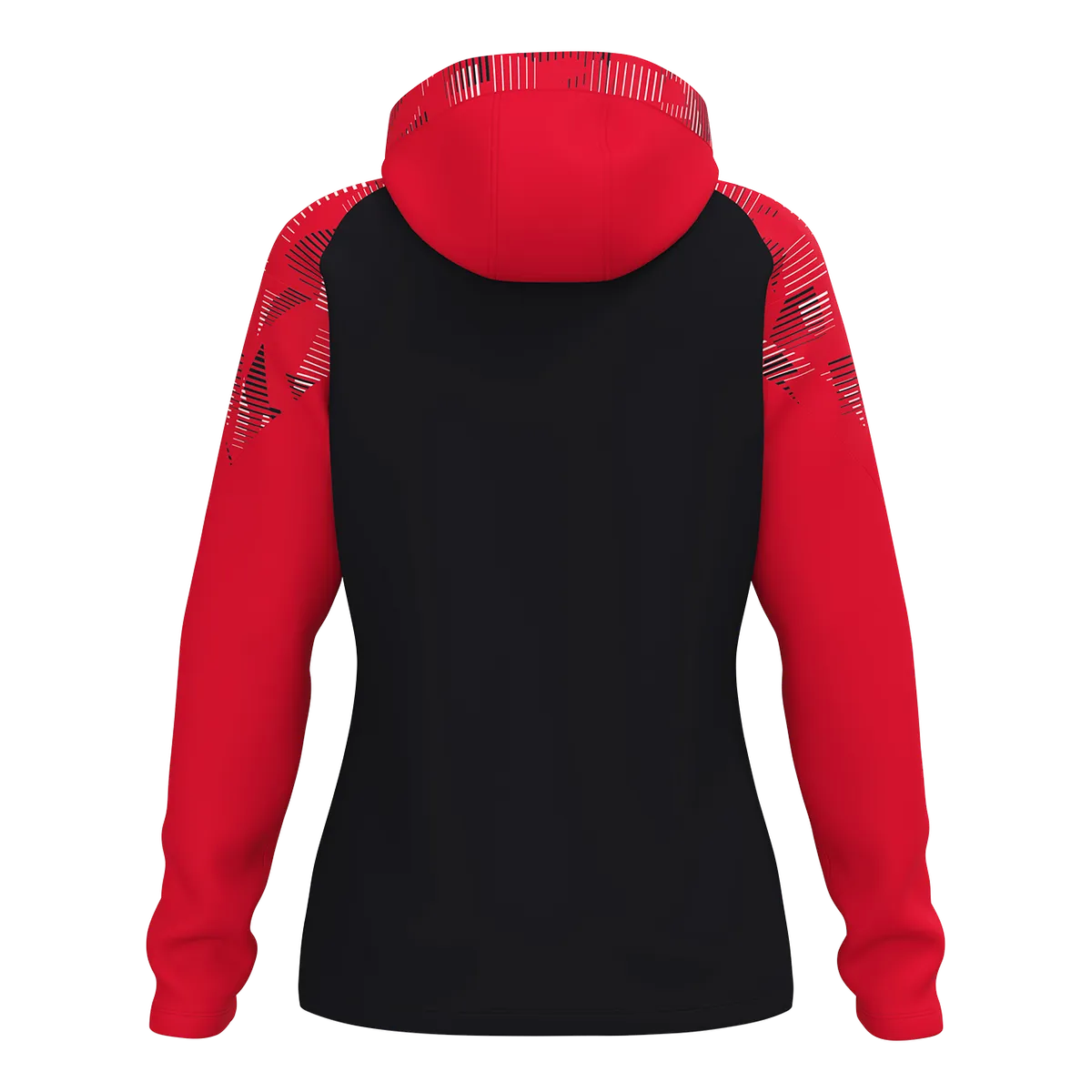 JAKO Kapuzenjacke Sonic Damen schwarz/rot Rücken 