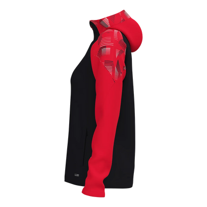 JAKO Kapuzenjacke Sonic Damen schwarz/rot Seite 