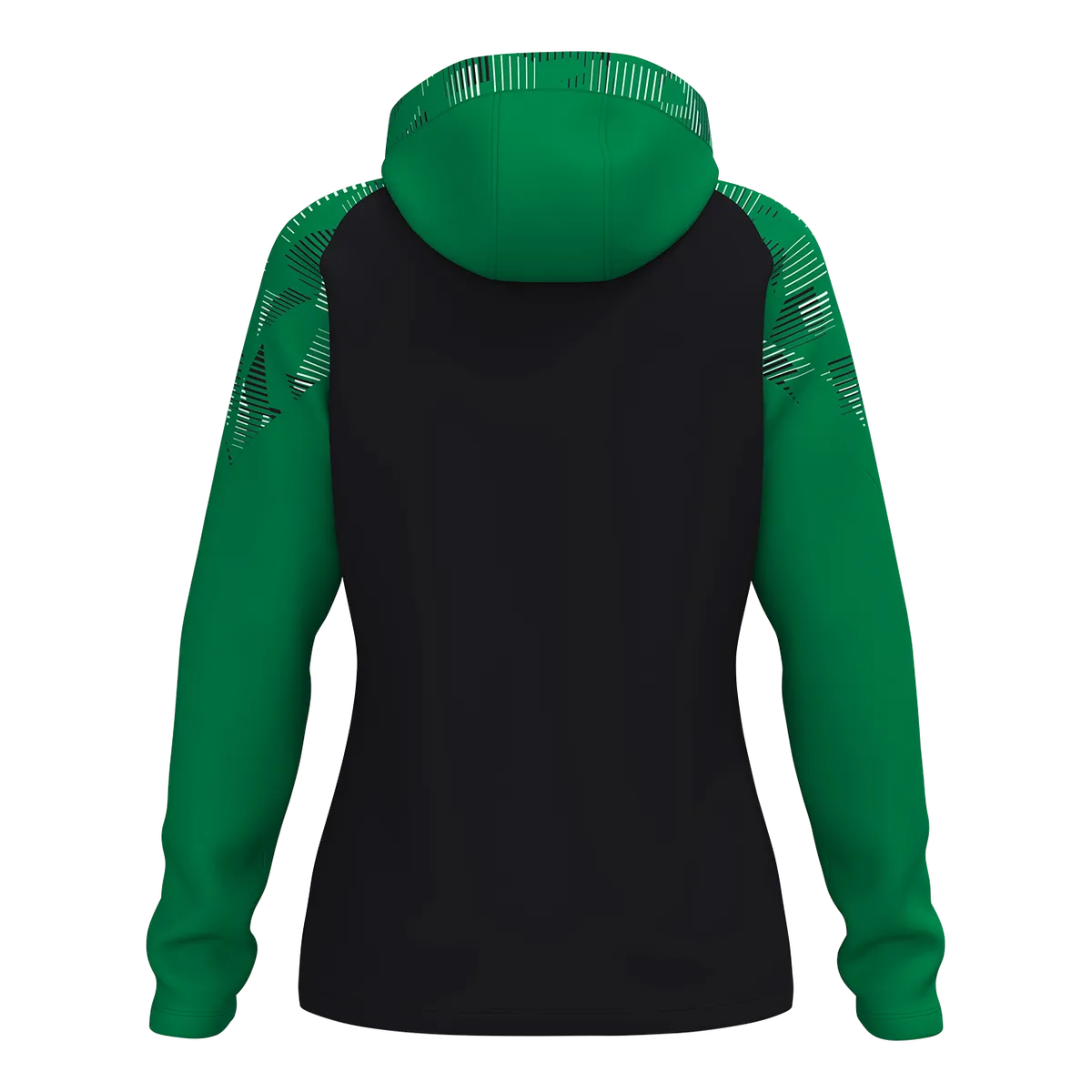 JAKO Kapuzenjacke Sonic Damen schwarz/grün Rücken 
