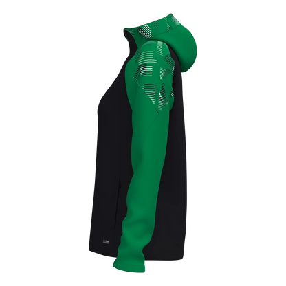 JAKO Kapuzenjacke Sonic Damen schwarz/grün Seite 
