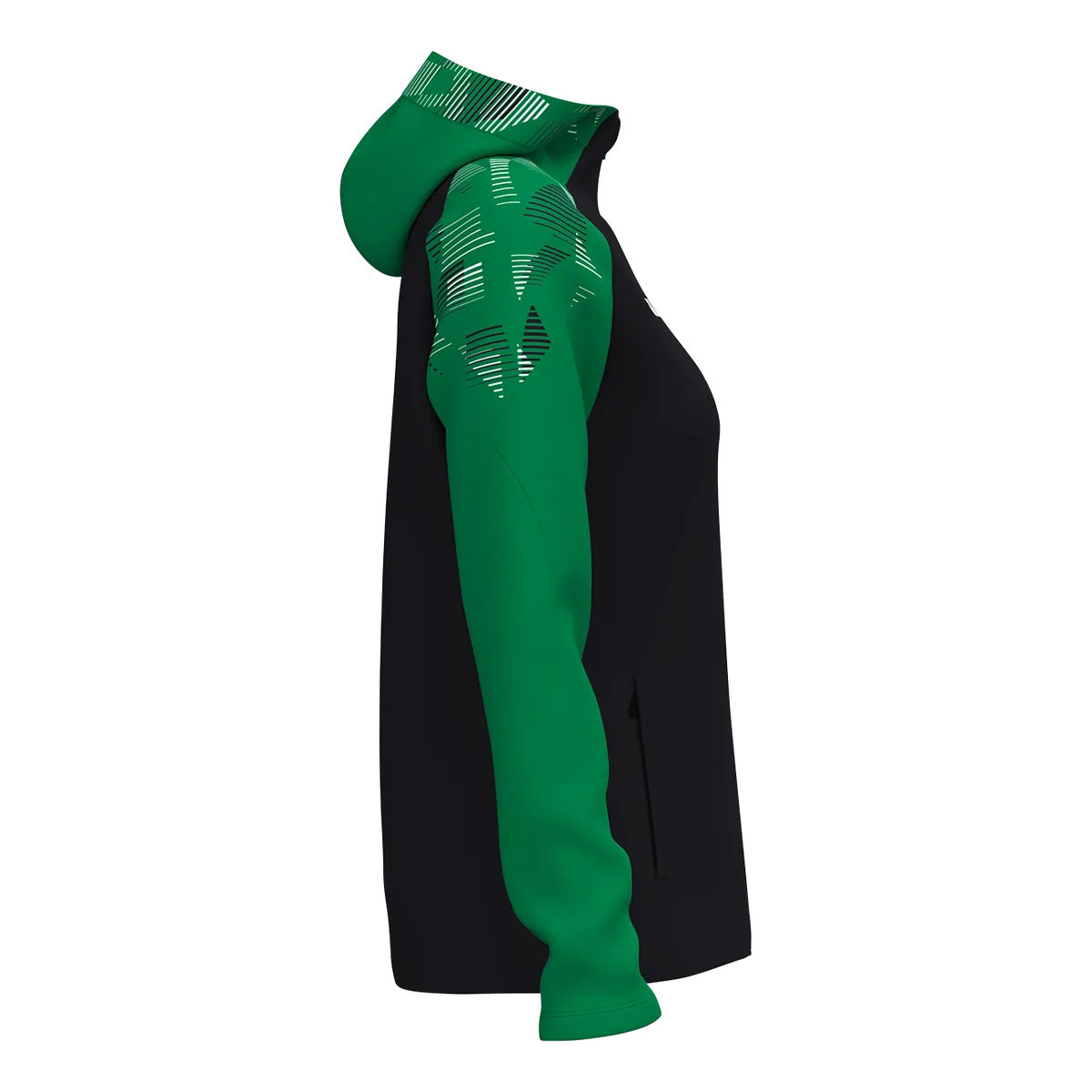 JAKO Kapuzenjacke Sonic Damen schwarz/grün Seite 