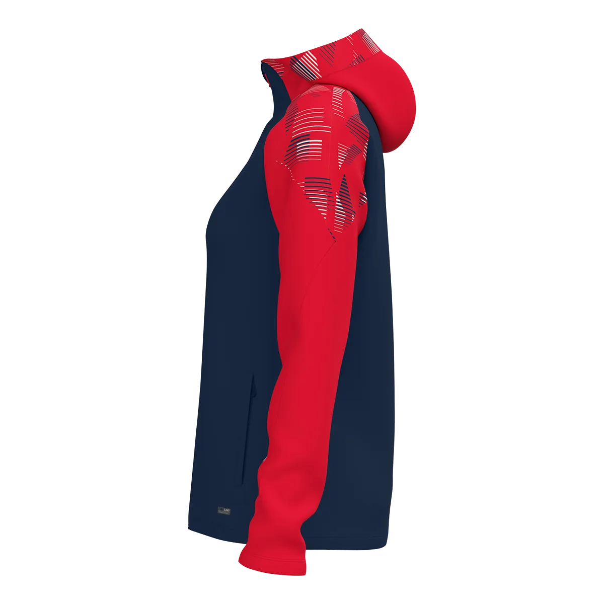 JAKO Kapuzenjacke Sonic Damen marine/rot Seite 