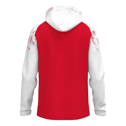 JAKO Kapuzenjacke Sonic Unisex rot/weiß Rücken 