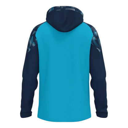 JAKO Kapuzenjacke Sonic Unisex aqua/marine Rücken 