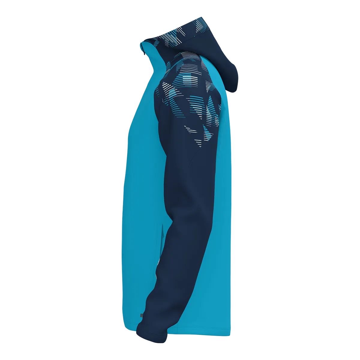 JAKO Kapuzenjacke Sonic Kinder aqua/marine Seite 