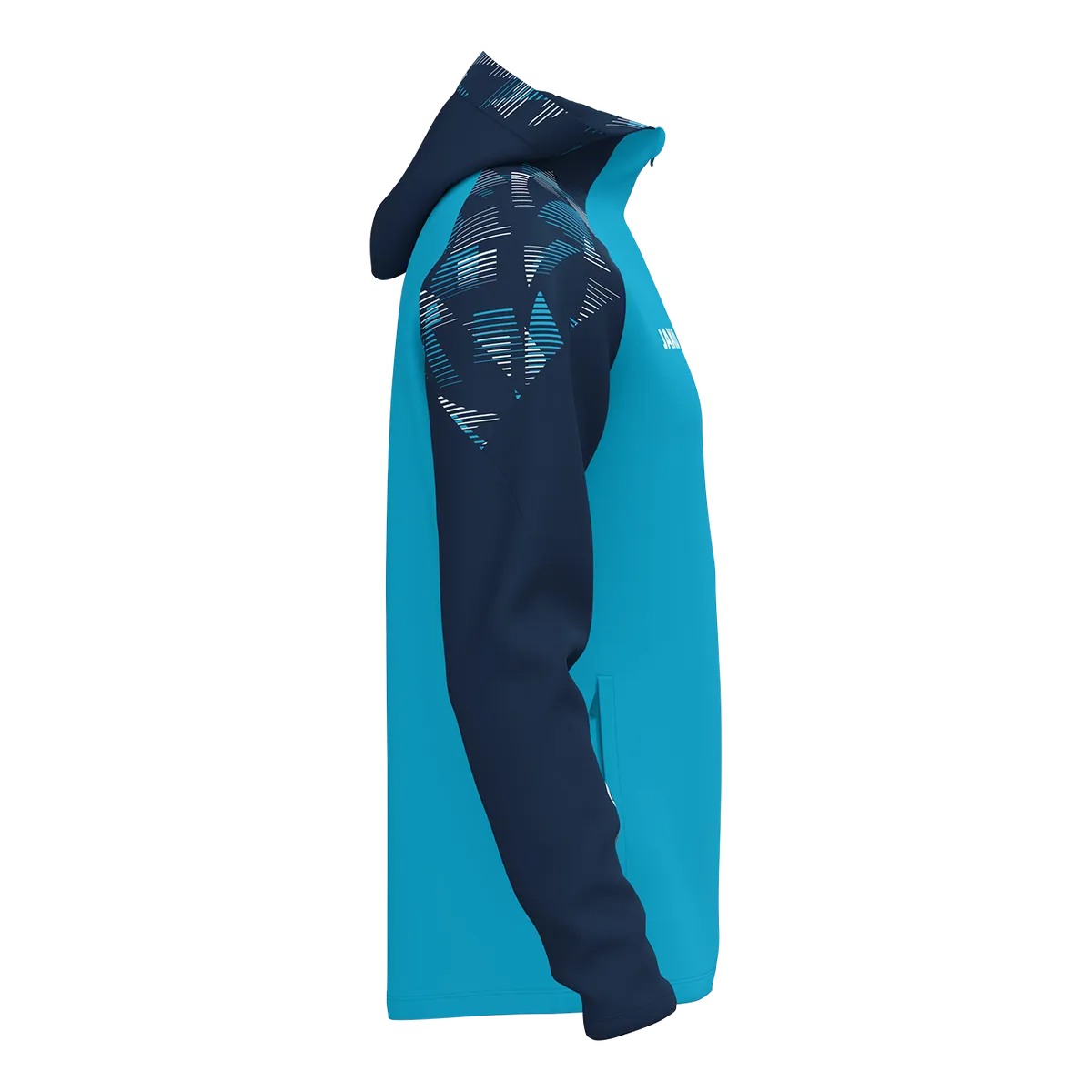JAKO Kapuzenjacke Sonic Kinder aqua/marine Seite 