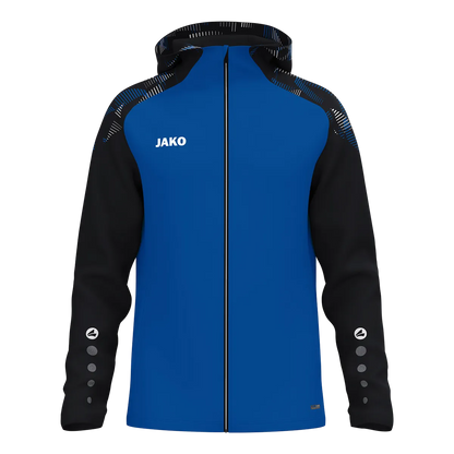 JAKO Kapuzenjacke Sonic Unisex royal/schwarz Front 