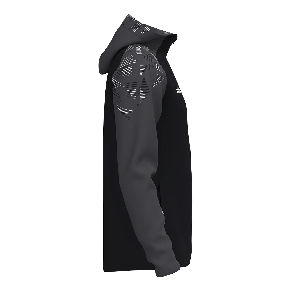 JAKO Kapuzenjacke Sonic Unisex schwarz/anthrazit Seite 