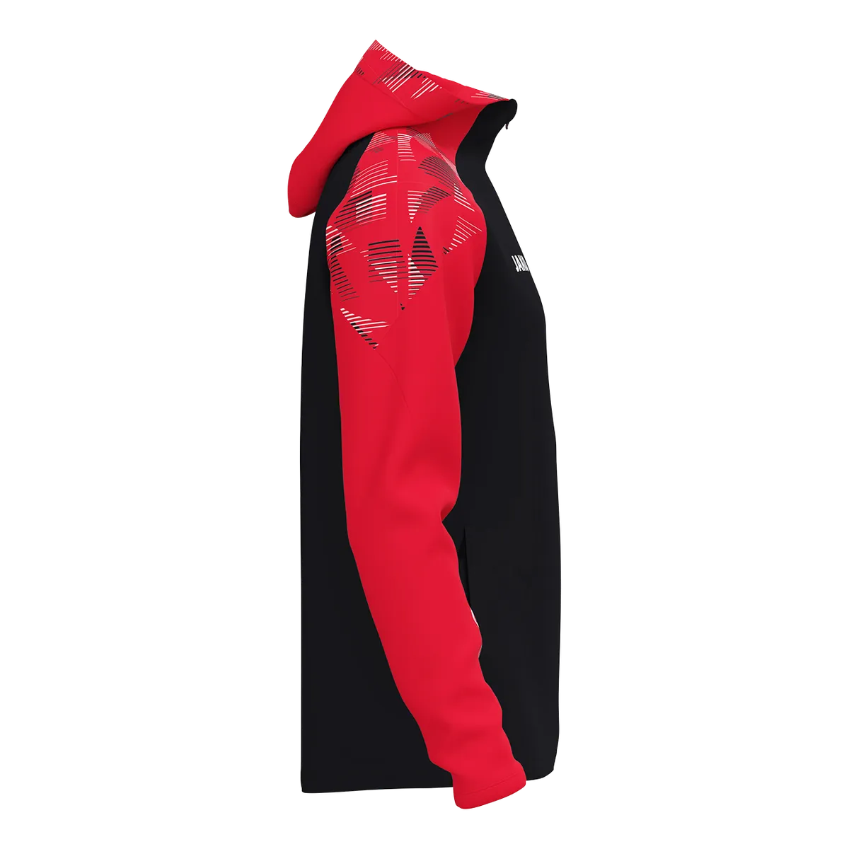 JAKO Kapuzenjacke Sonic Unisex schwarz/rot Seite 