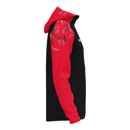 JAKO Kapuzenjacke Sonic Kinder schwarz/rot Seite 