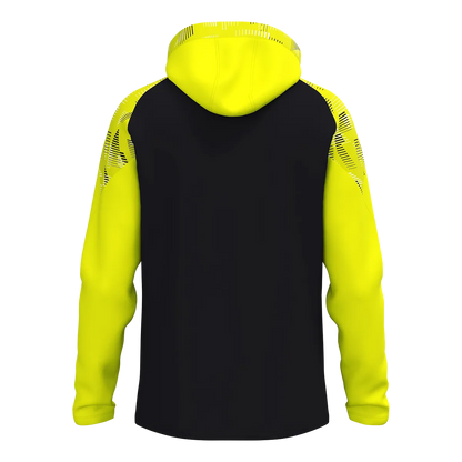 JAKO Kapuzenjacke Sonic Unisex schwarz/neongelb Rücken 