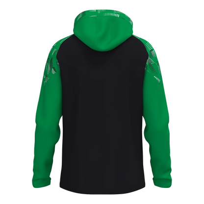 JAKO Kapuzenjacke Sonic Unisex schwarz/grün Rücken 