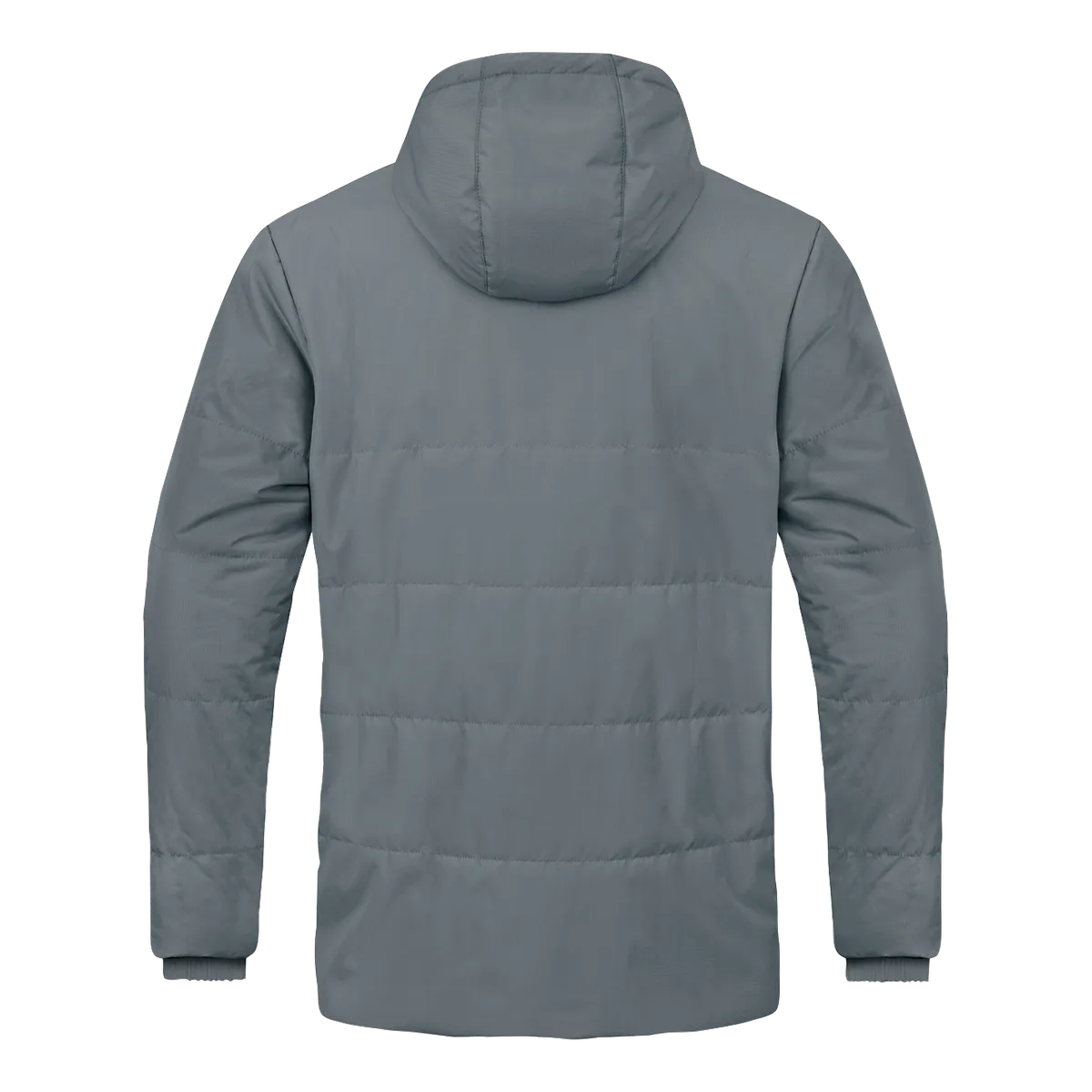 JAKO Winterjacke Coachjacke One mit Kapuze Kinder grau Rücken 