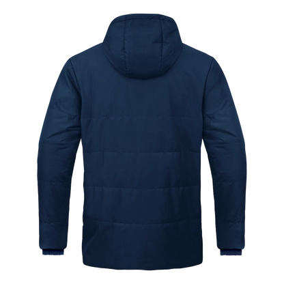 JAKO Winterjacke Coachjacke One mit Kapuze Kinder marine Rücken 