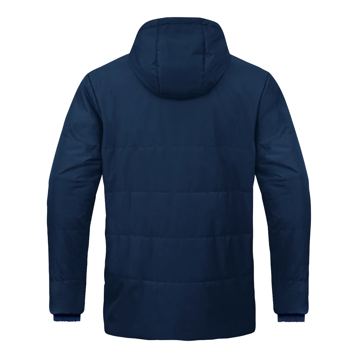 JAKO Winterjacke Coachjacke One mit Kapuze Unisex marine Rücken 