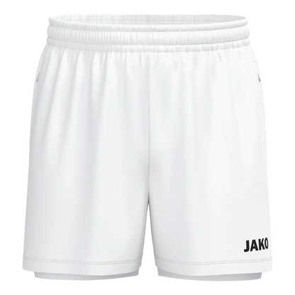 JAKO Short 2-in-1 One Unisex weiß Front 