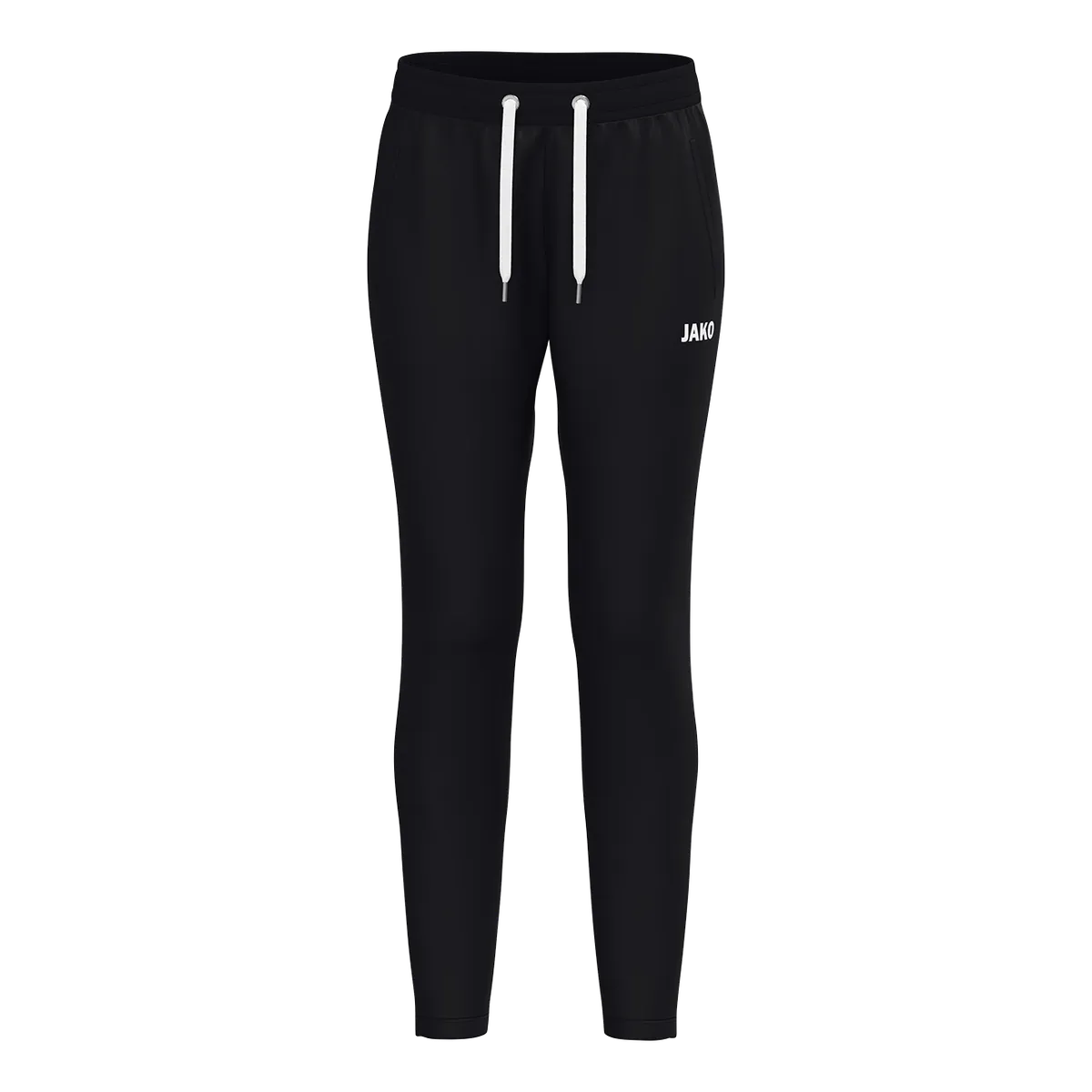 JAKO Jogginghose One Cotton Damen schwarz Front #farbe_schwarz