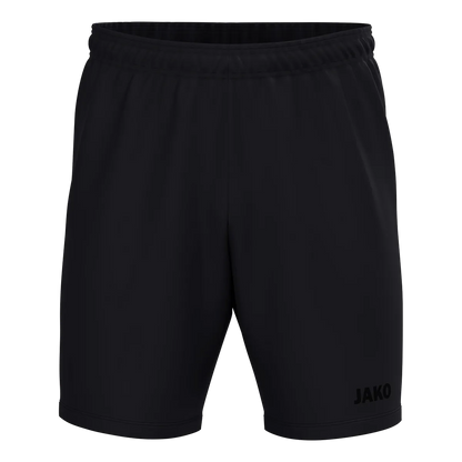 JAKO Short Training One Unisex schwarz/schwarz Front 
