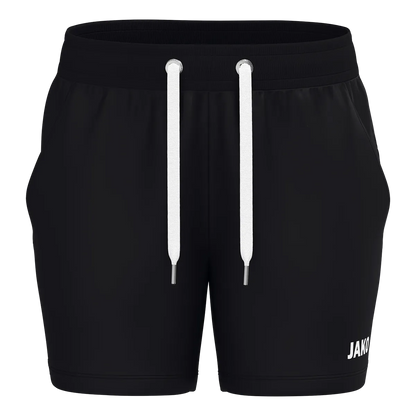 JAKO Short Jogging One Cotton Damen schwarz Front 
