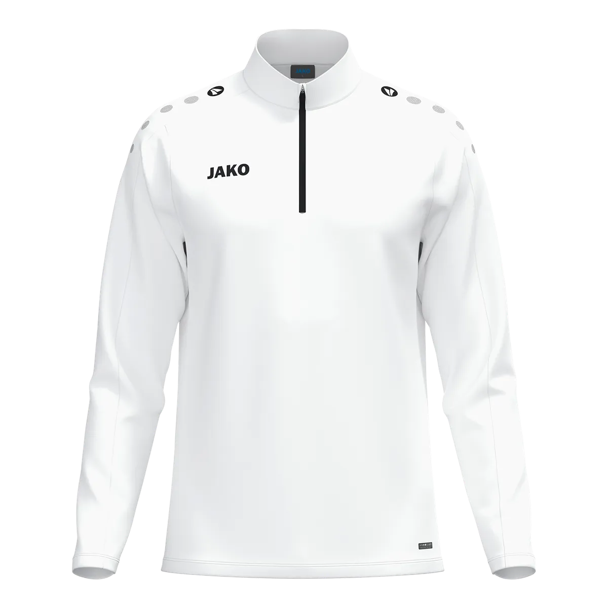 JAKO Aufwärmshirt ONE Langarm Kinder weiß Front 