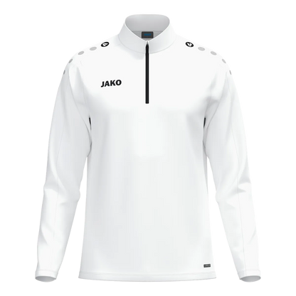 JAKO Aufwärmshirt ONE Langarm Kinder weiß Front 