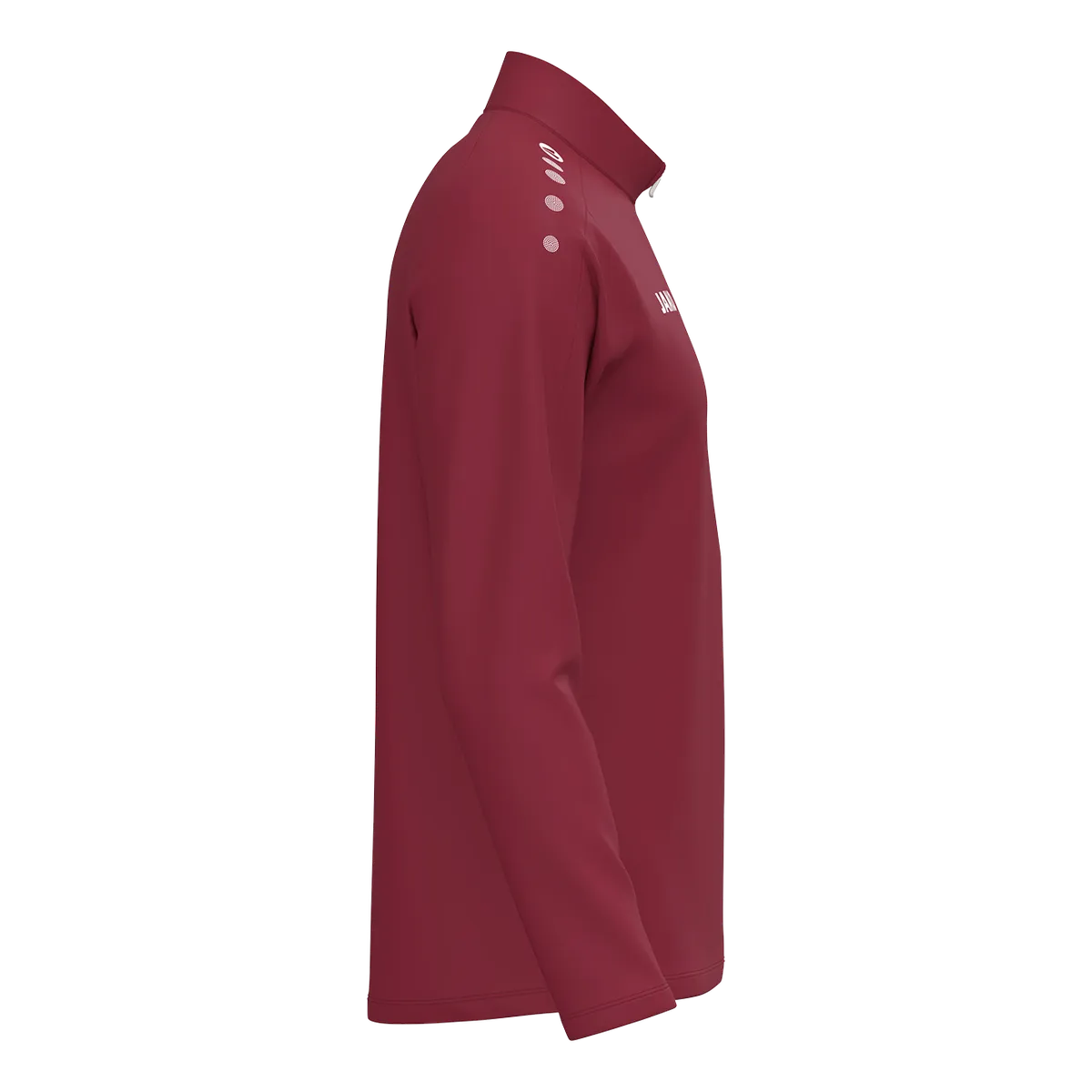 JAKO Aufwärmshirt ONE Langarm Unisex bordeaux Seite 