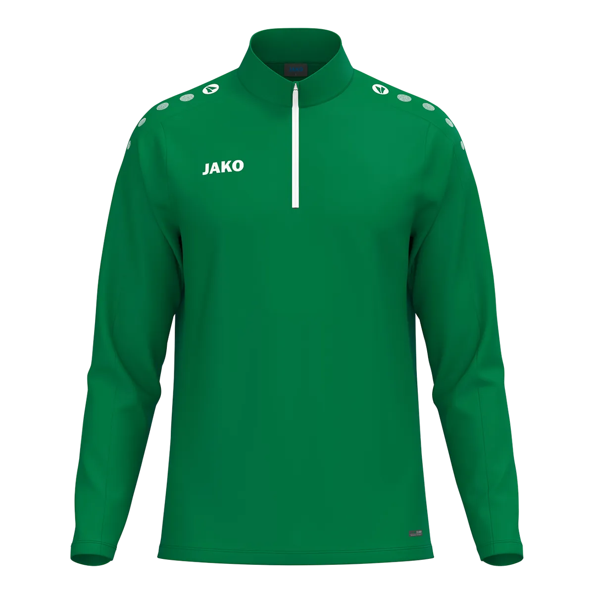 JAKO Aufwärmshirt ONE Langarm Kinder sportgrün Front 