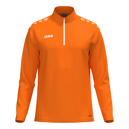 JAKO Aufwärmshirt ONE Langarm Unisex neonorange Front 