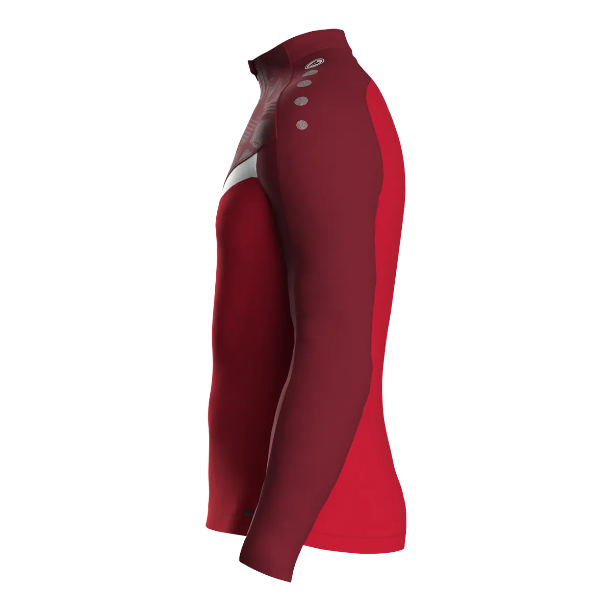 JAKO Aufwärmshirt Iconic Langarm Unisex rot/weinrot Seite 