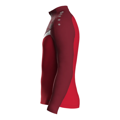 JAKO Aufwärmshirt Iconic Langarm Kinder rot/weinrot Seite 