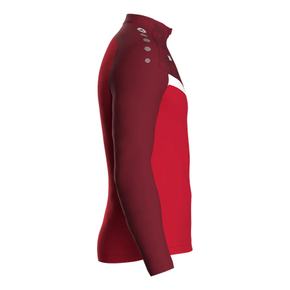JAKO Aufwärmshirt Iconic Langarm Kinder rot/weinrot Seite 