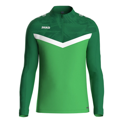 JAKO Aufwärmshirt Iconic Langarm Unisex soft green/sportgrün Front 