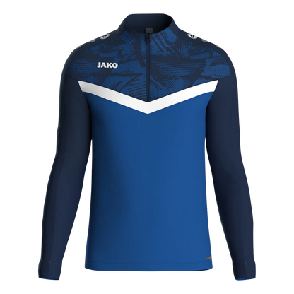 JAKO Aufwärmshirt Iconic Langarm Unisex royal/marine Front 
