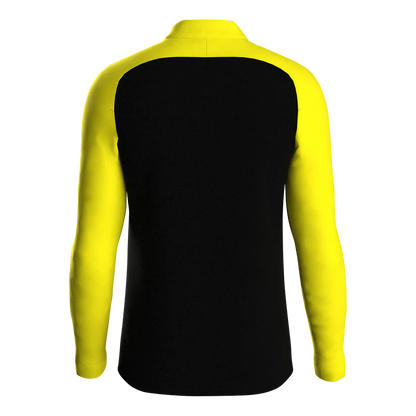 JAKO Aufwärmshirt Iconic Langarm Kinder schwarz/soft yellow Rücken 