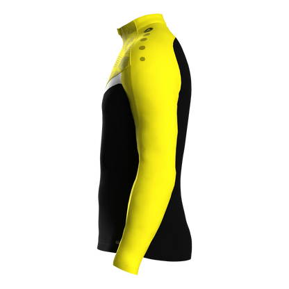 JAKO Aufwärmshirt Iconic Langarm Unisex schwarz/soft yellow Seite 