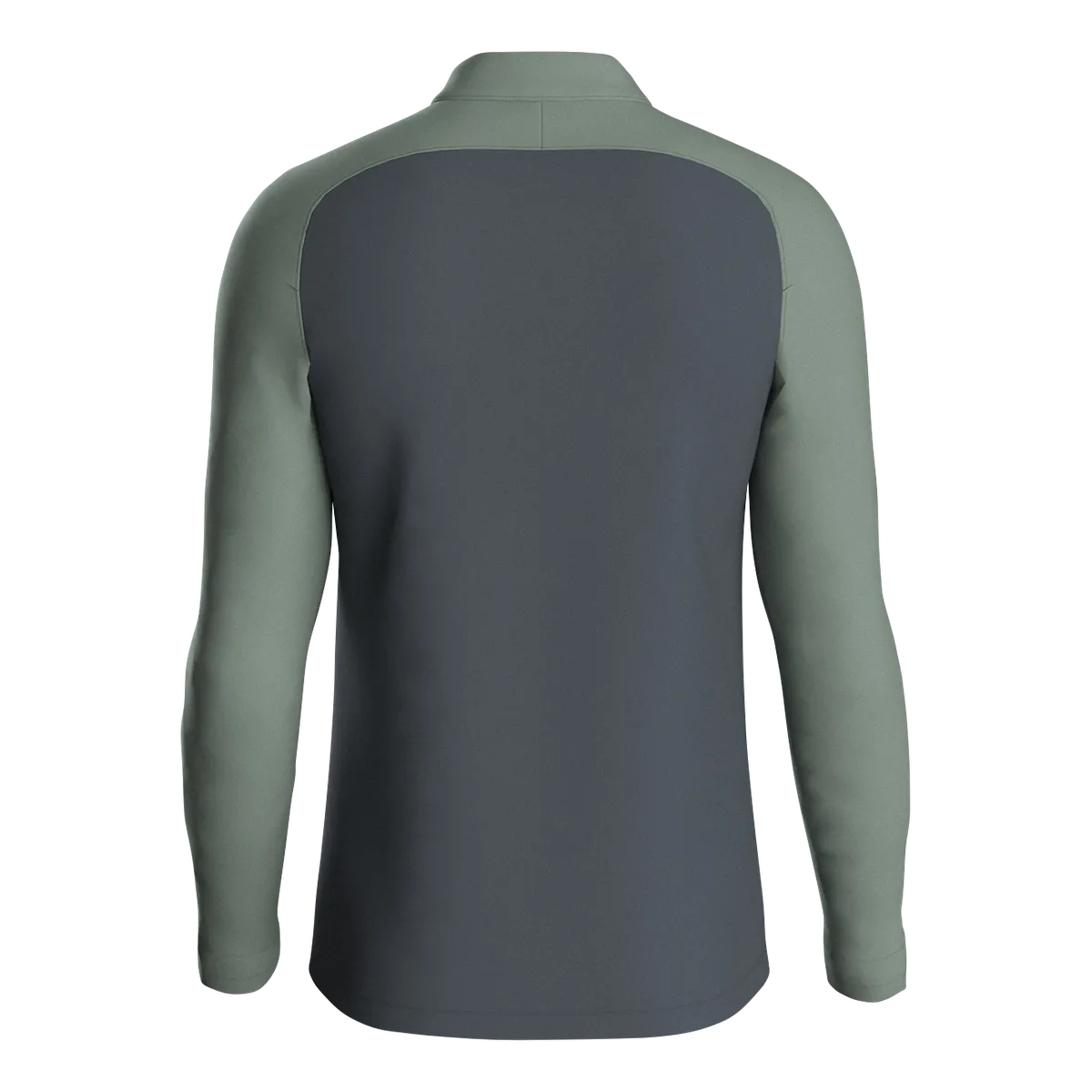 JAKO Aufwärmshirt Iconic Langarm Kinder anthra light/mintgrün/soft grey Rücken 