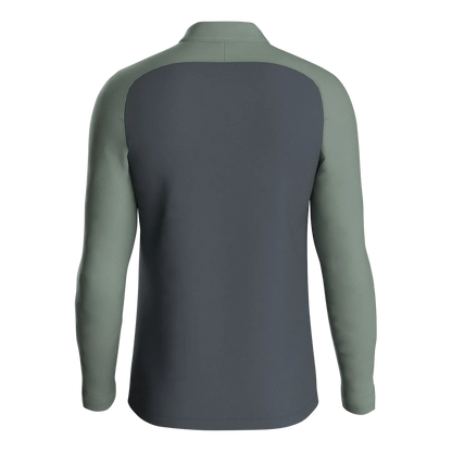 JAKO Aufwärmshirt Iconic Langarm Kinder anthra light/mintgrün/soft grey Rücken 