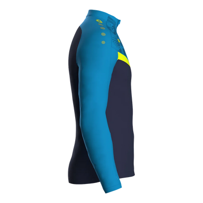 JAKO Aufwärmshirt Iconic Langarm Unisex marine/JAKO blau/neongelb Seite 