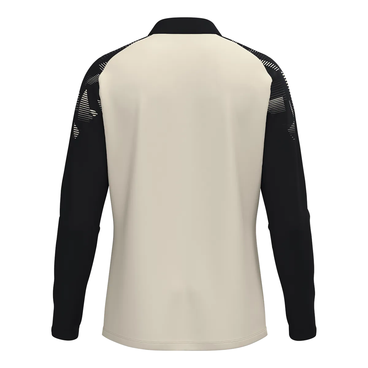 JAKO Aufwärmshirt Sonic Langarm Unisex off white/schwarz Rücken 