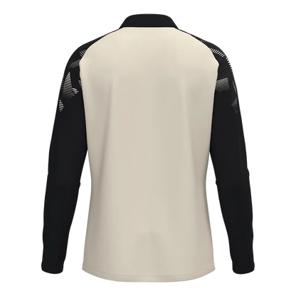 JAKO Aufwärmshirt Sonic Langarm Unisex off white/schwarz Rücken 