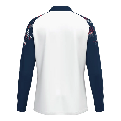 JAKO Aufwärmshirt Sonic Langarm Unisex weiß/marine/rot Rücken 