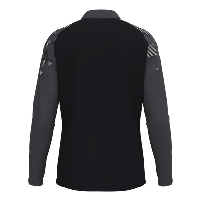 JAKO Aufwärmshirt Sonic Langarm Kinder schwarz/anthrazit Rücken 
