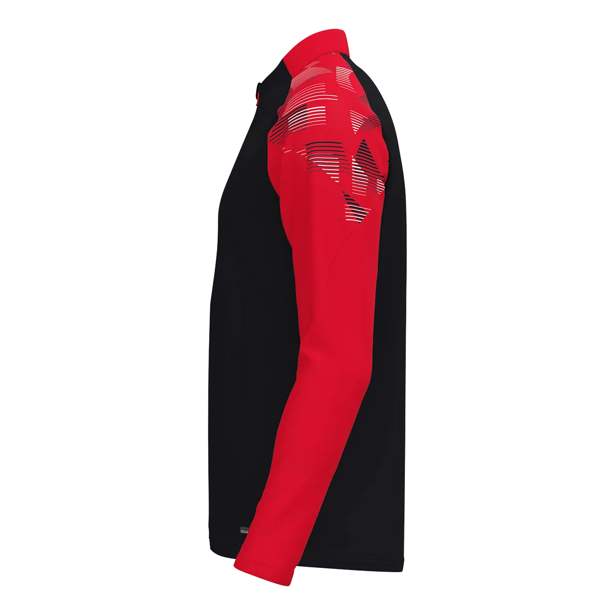 JAKO Aufwärmshirt Sonic Langarm Unisex schwarz/rot Seite 