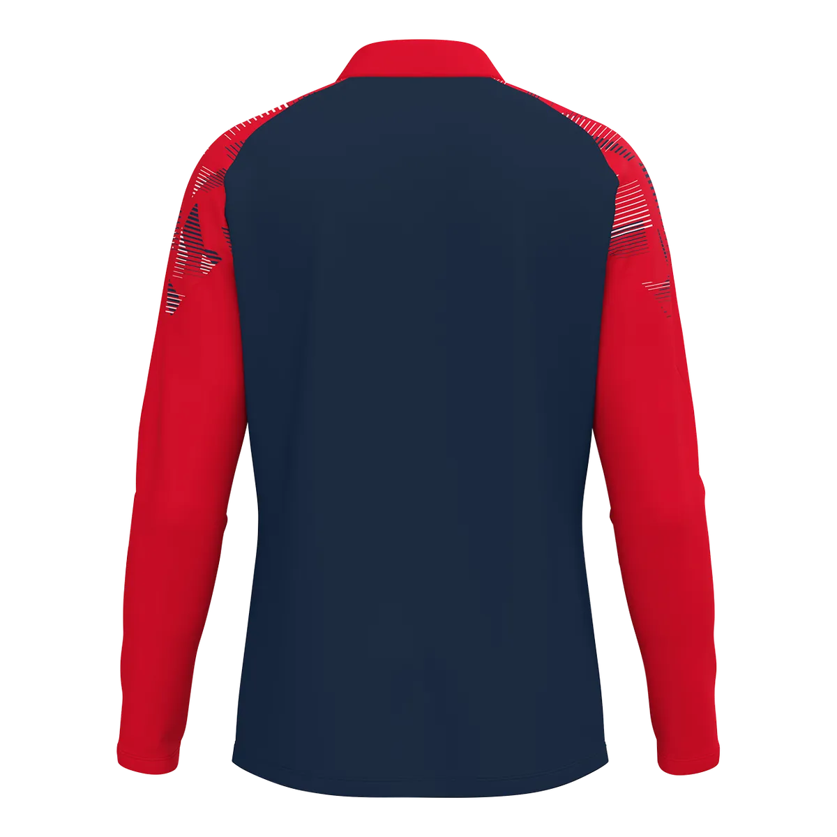 JAKO Aufwärmshirt Sonic Langarm Unisex marine/rot Rücken 
