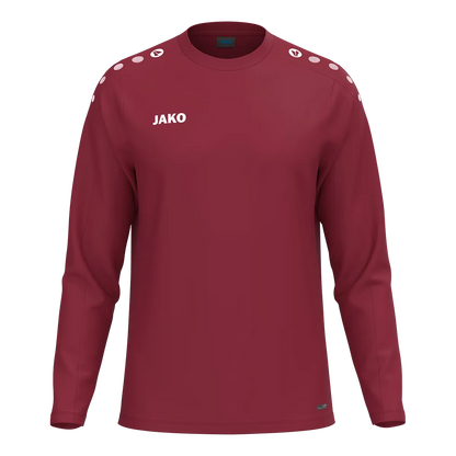JAKO Sweatshirt ONE Kinder bordeaux Front 