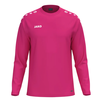 JAKO Sweatshirt ONE Unisex deep pink Front 